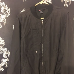 Diesel Light Black Bomber Zip Jacket